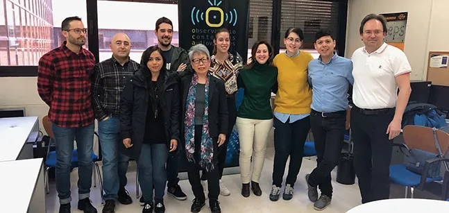 Miembros del Observatorio de los Contenidos Audiovisuales - USAL