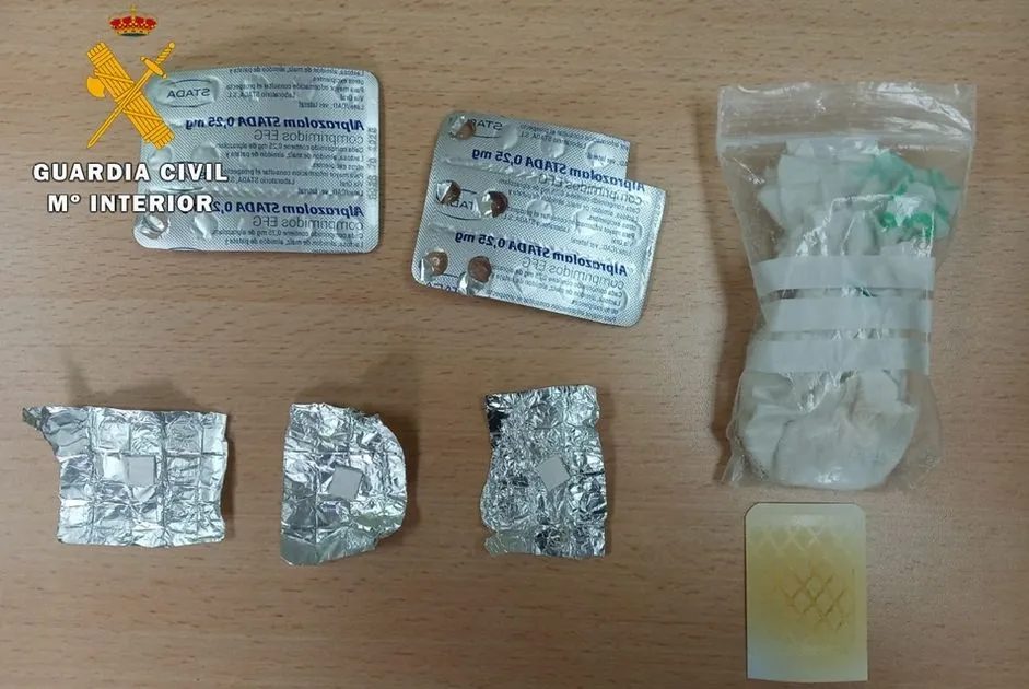 Droga intervenida en esta operación de la Guardia Civil