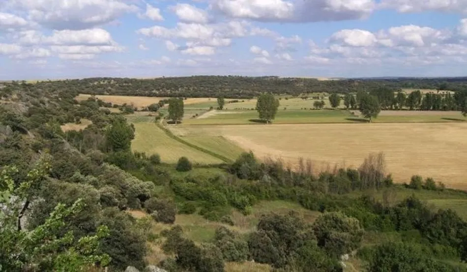 Imagen de los paisajes que acompañan al Camino de Santa Lucía