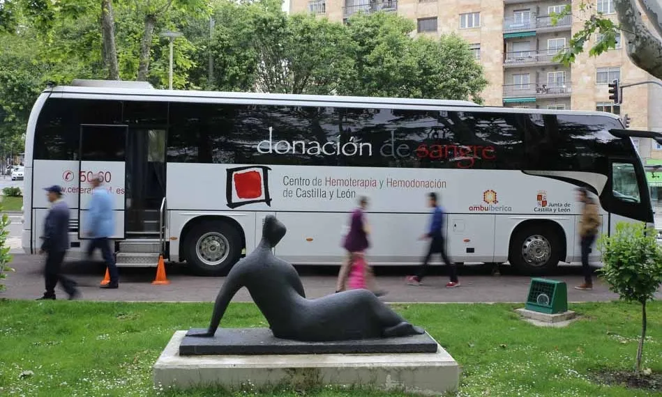 Calendario de unidades móviles de donación de sangre