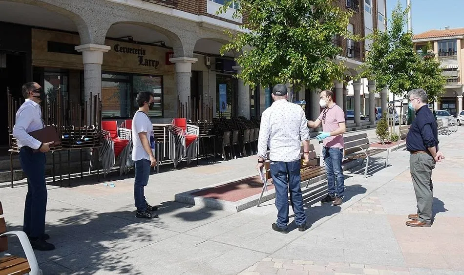 Terraza de hostelería en Carbajosa de la Sagrada