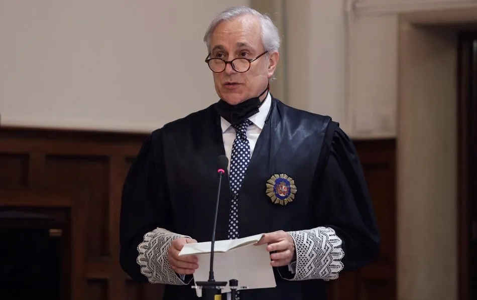 Toma de posesión de José Antonio Vega como nuevo presidente de la Audiencia Provincial de Salamanca. Foto POOL - EFE