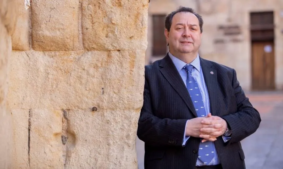 El presidente de la Cámara de Comercio, Benjamín Crespo