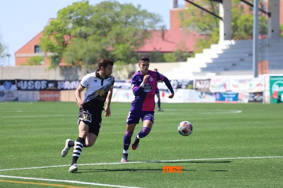 Carlos de la Nava, ante el Valladolid Promesas / Lydia González