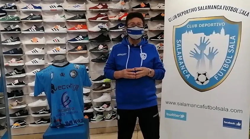 Tomás de Dios, en su comparecencia / FS Salamanca Unionistas