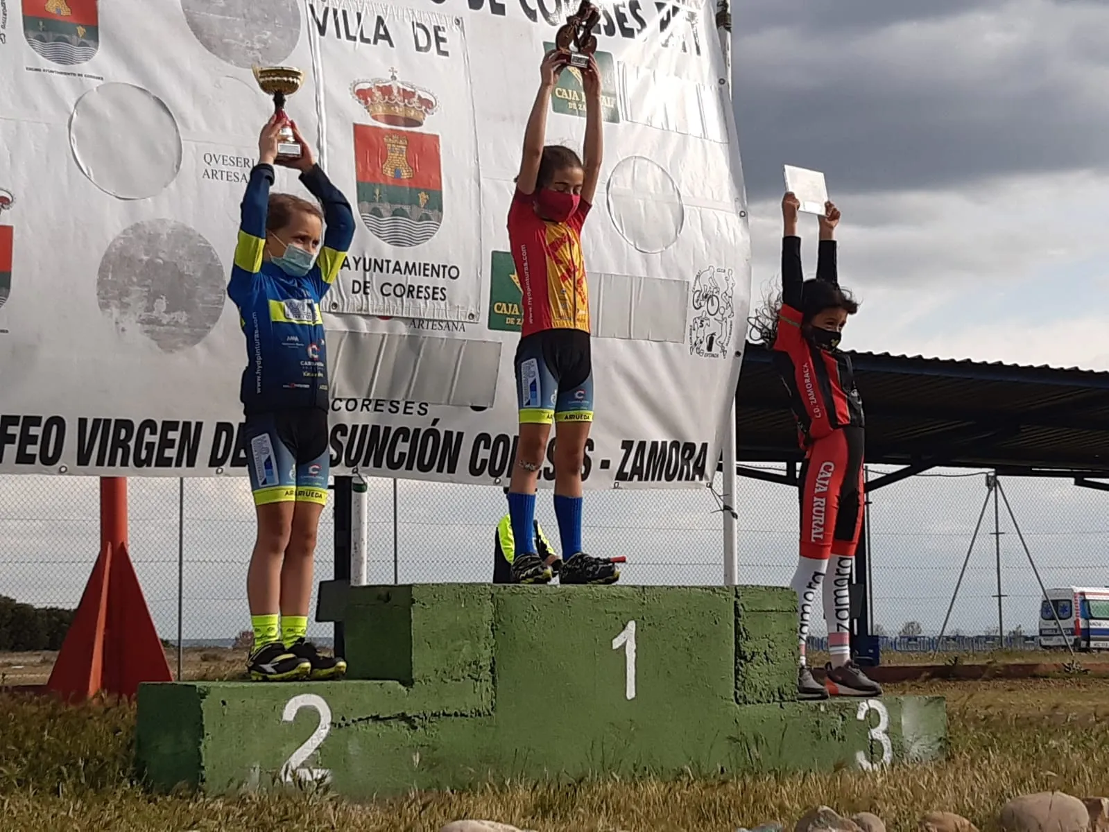 Uno de los podios de la Escuela