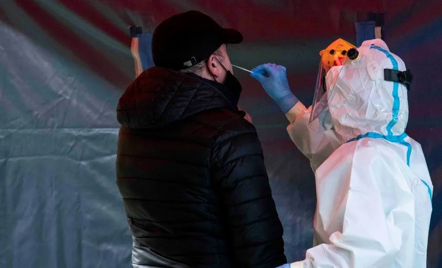 Imagen de uno de los cribados masivos realizados en la USAL en los últimos meses