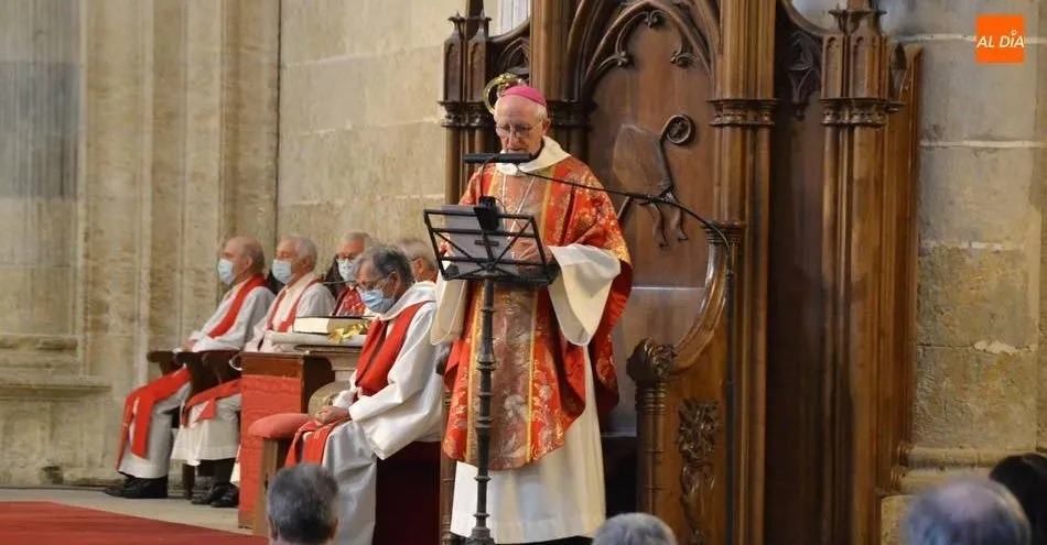 Foto de archivo de una acto religioso en la catedral de Ciudad Rodrigo