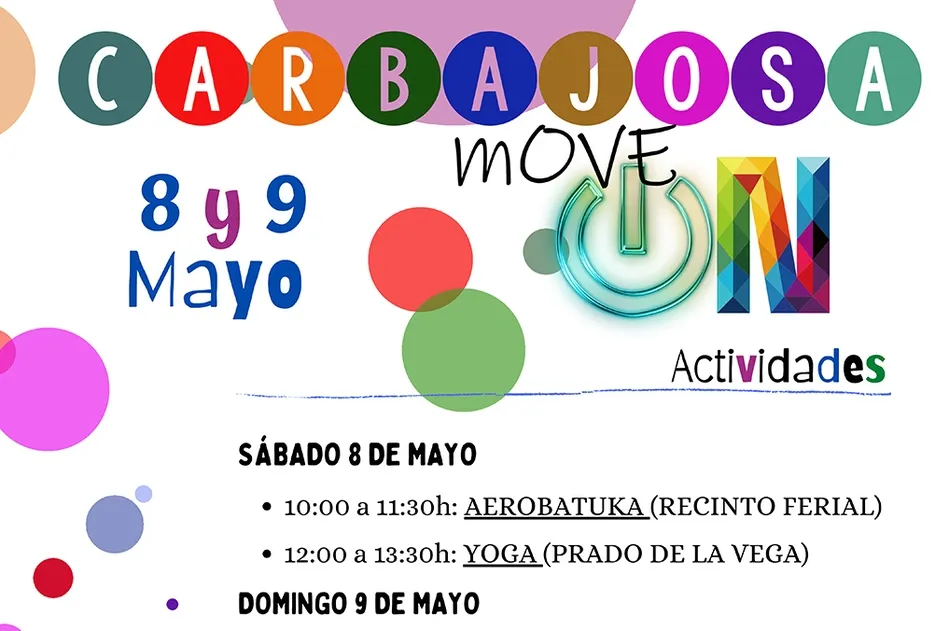 Nueva cita del programa ‘Carbajosa Move On’ con actividades deportivas para todos los públicos