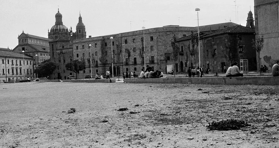 La plaza de Fray Luis de León en 1971