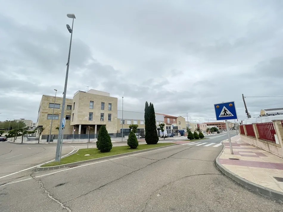 Calle Salamanca, en Carbajosa