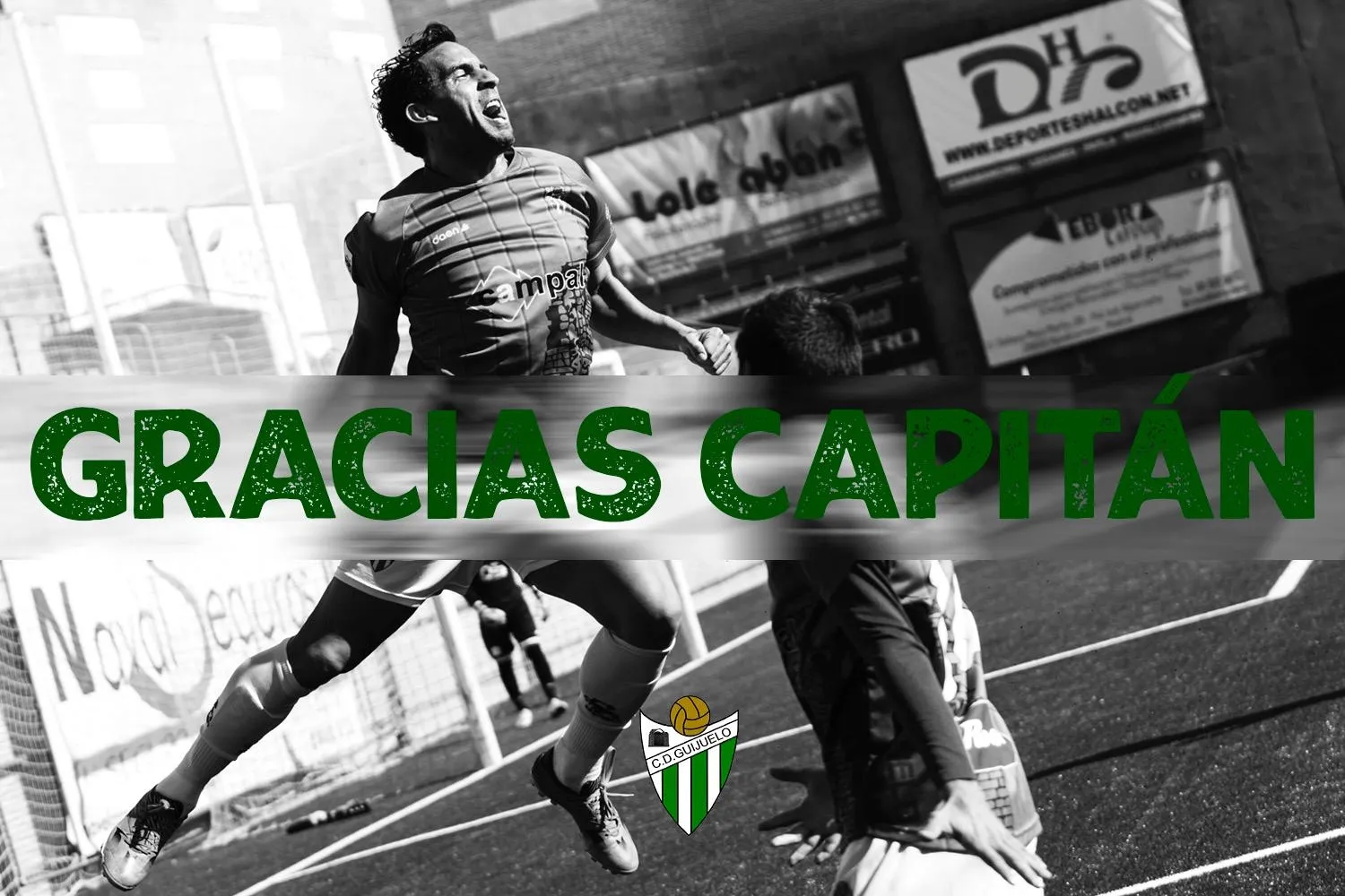 Cartel de despedida a Jonathan / CD Guijuelo