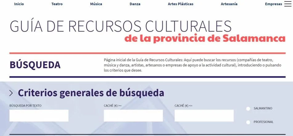 La Diputación renueva su Guía de Recursos Culturales de la provincia