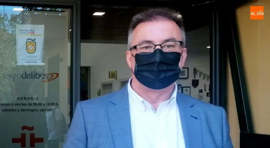 Miguel Ángel Benito Sánchez, presidente de la Asociación de Escuelas de Español de Castilla y León. Foto de Lydia González