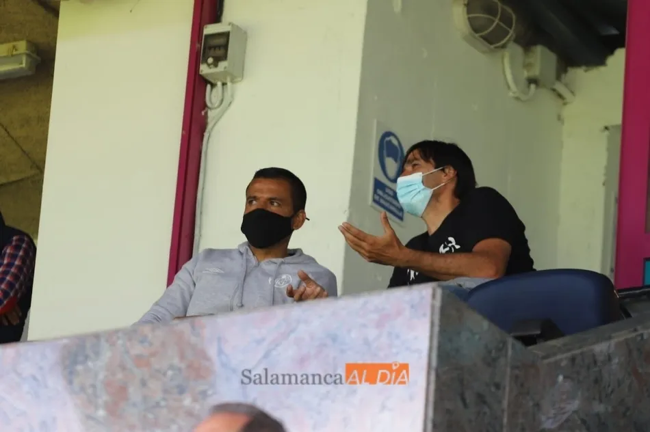 Rafa Dueñas, con el Cuqui Silvani