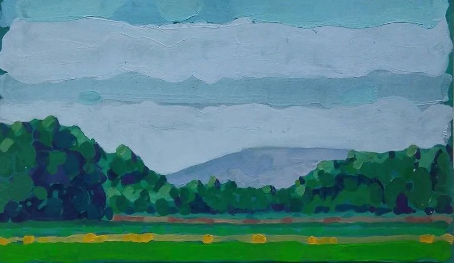 Una de las obras expuestas en esta muestra