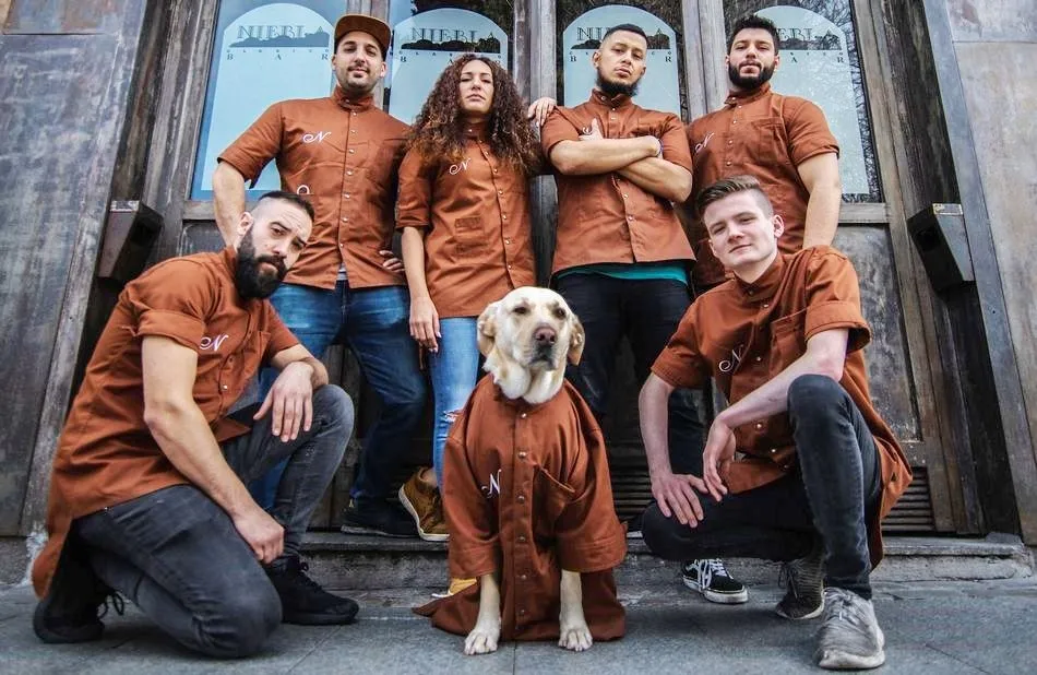 Sergio Bermejo junto a su equipo del Niebla en Salamanca