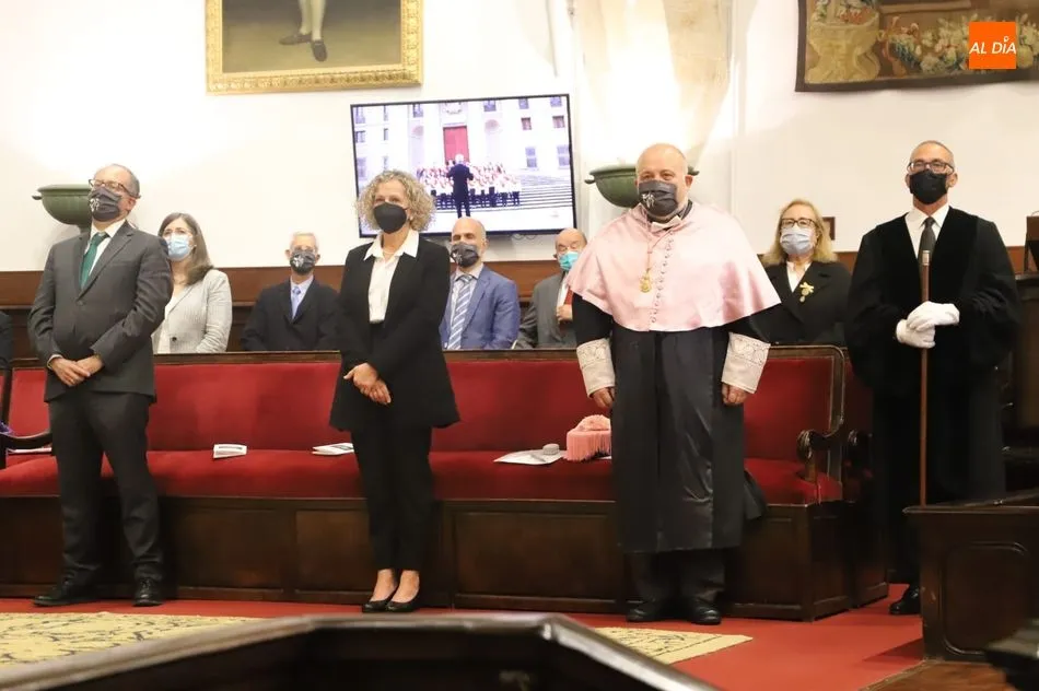 Acto académico de la USAL en el Paranifo por la Festividad de Santo Tomás de Aquino. Foto de Lydia González