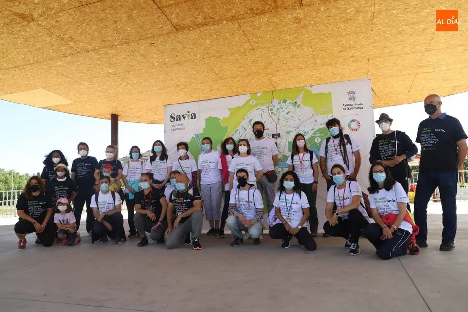 Participantes en las Marchas Savia en Salamanca - Lydia González