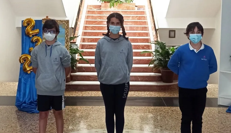 Tres alumnos de Maristas premiados en la II Olimpiada de Matemáticas de 6ª de primaria  