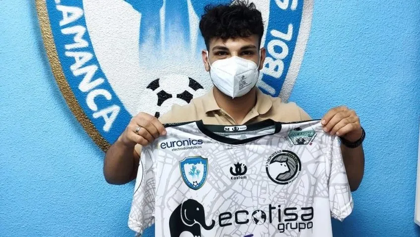 Juanan, con la camiseta / FS Salamanca Unionistas