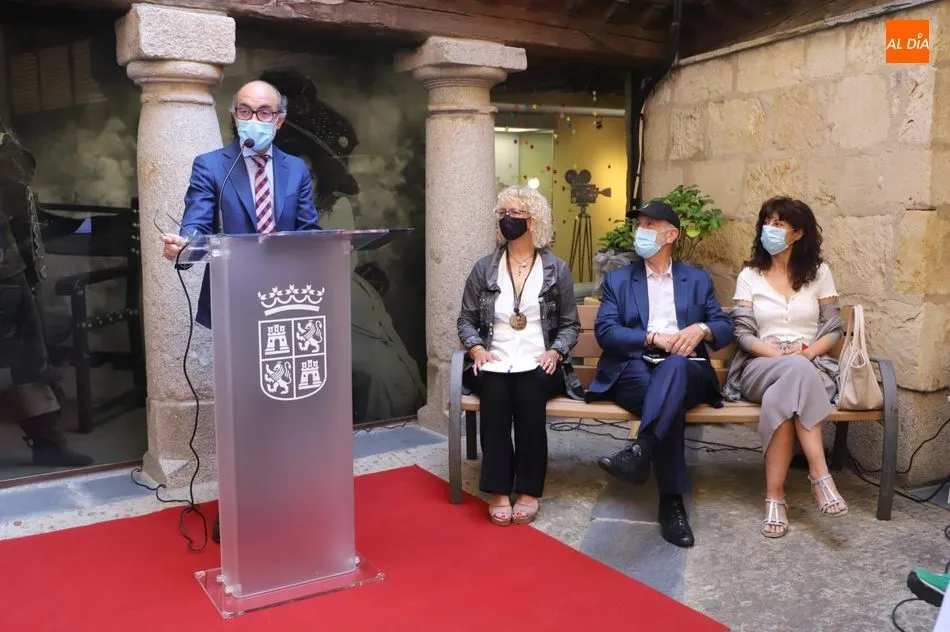 Presentación de Comunidad Seminci en la Filmoteca, con el consejero de Cultura y Turismo, Javier Ortega. Foto de Lydia González