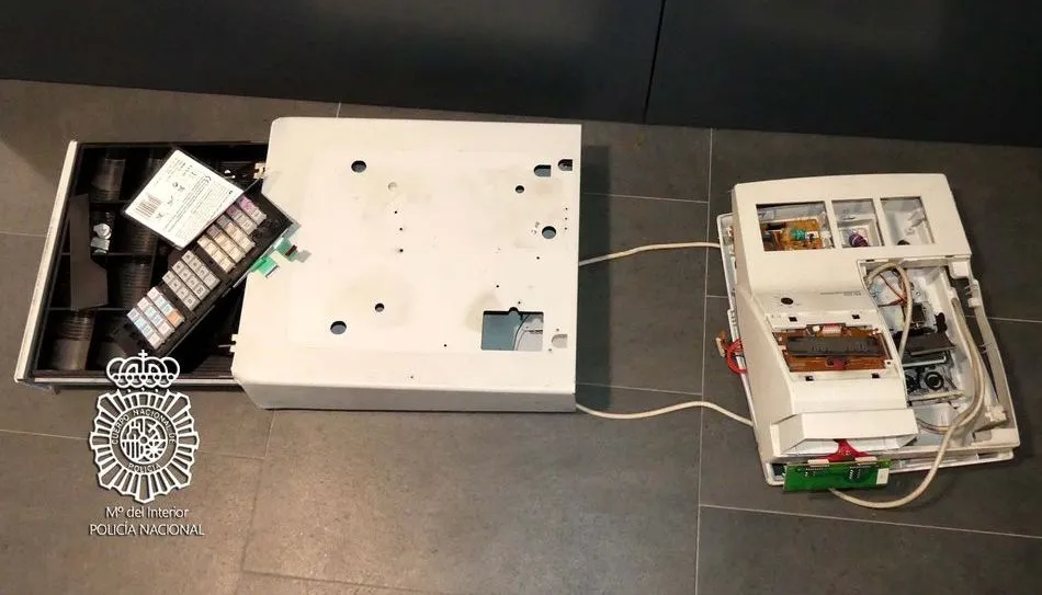 Estado de la caja registradora recuperada