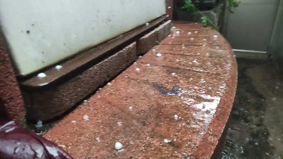 Granizada en Guijuelo