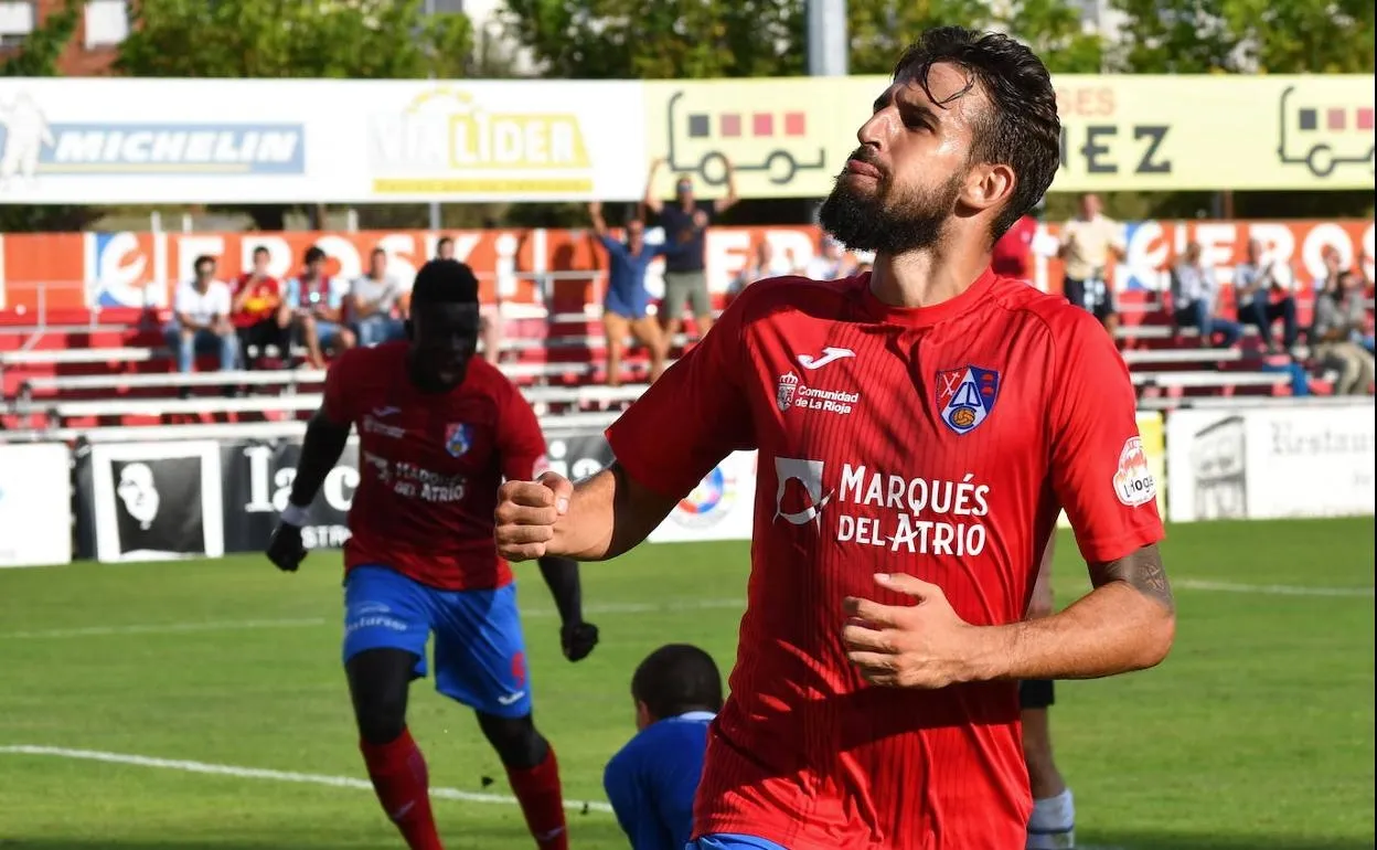 Sergio Parla, con el Calahorra / La Rioja