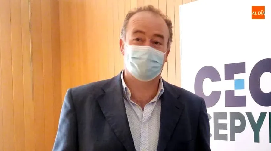 Juan Manuel Gómez, presidente de CEOE CEPYME Salamanca. Foto de Lydia González