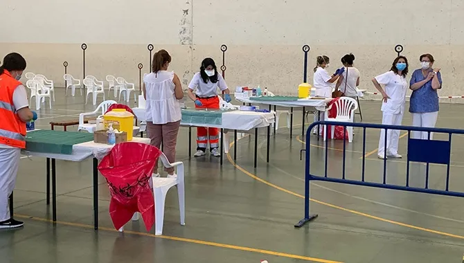 Administradas 450 vacunas Janssen a la población de entre 45 y 47 años 