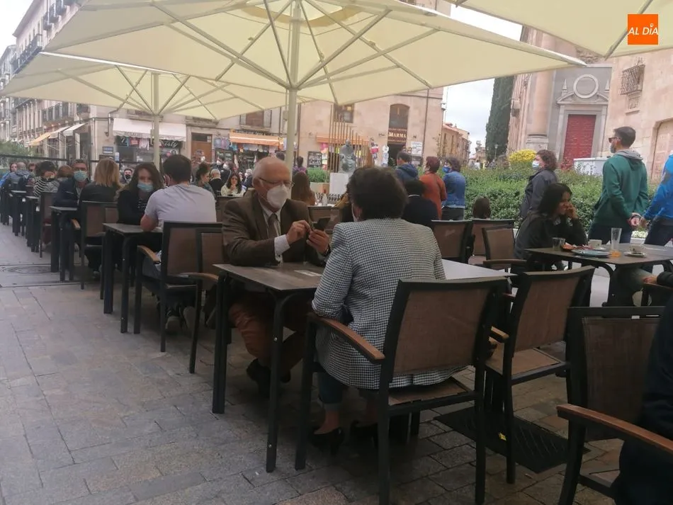 Terrazas en el centro de Salamanca