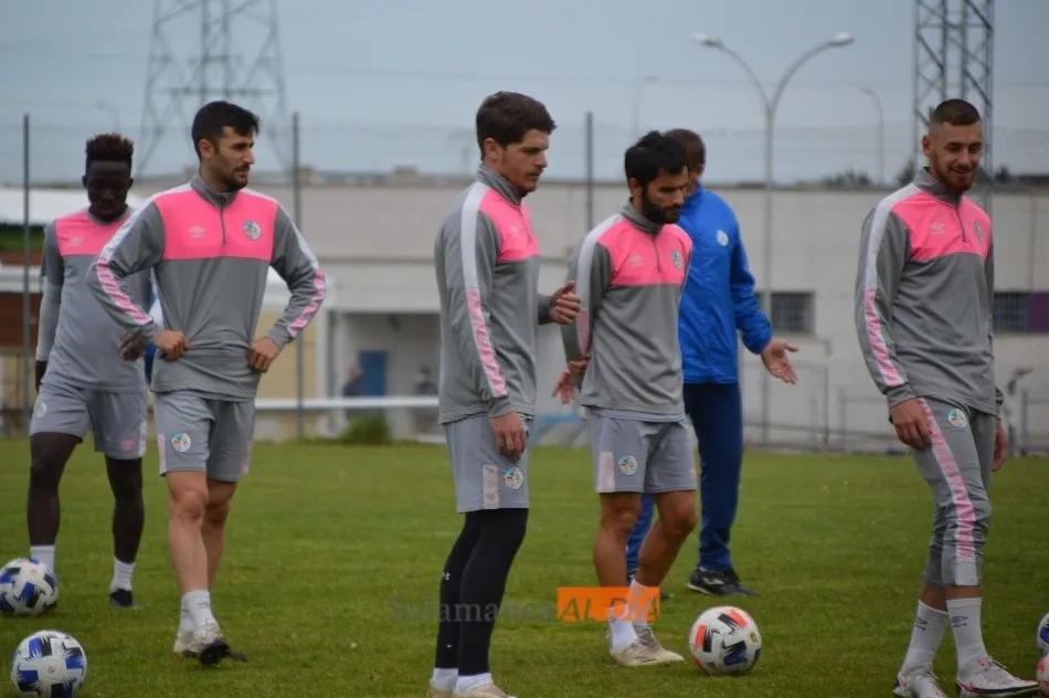 Un entrenamiento del Salamanca UDS / Carlos Cuervo