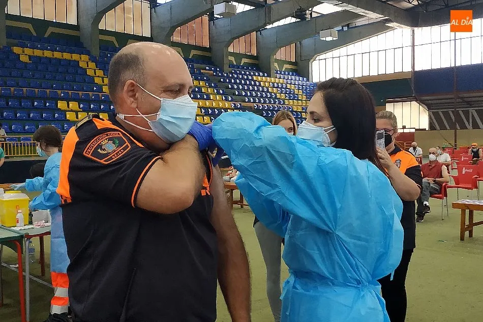 Una de las vacunaciones masivas de la semana anterior en Béjar