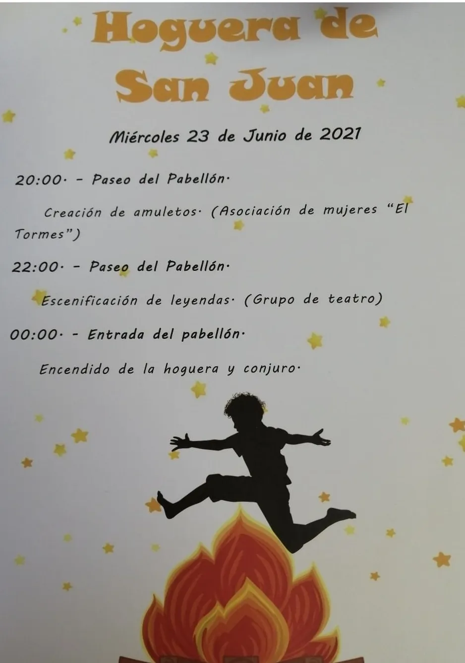 Huerta encenderá su hoguera de San Juan