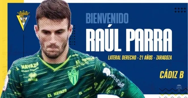 Raúl Parra, en su anuncio / Cádiz Cantera