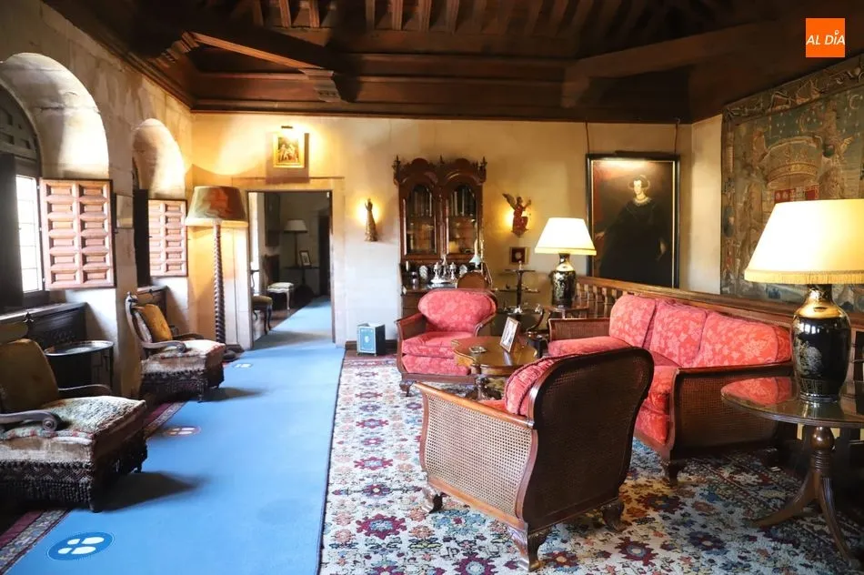 Uno de los salones que se podrá visitar en el Palacio de Monterrey. Foto de Lydia González