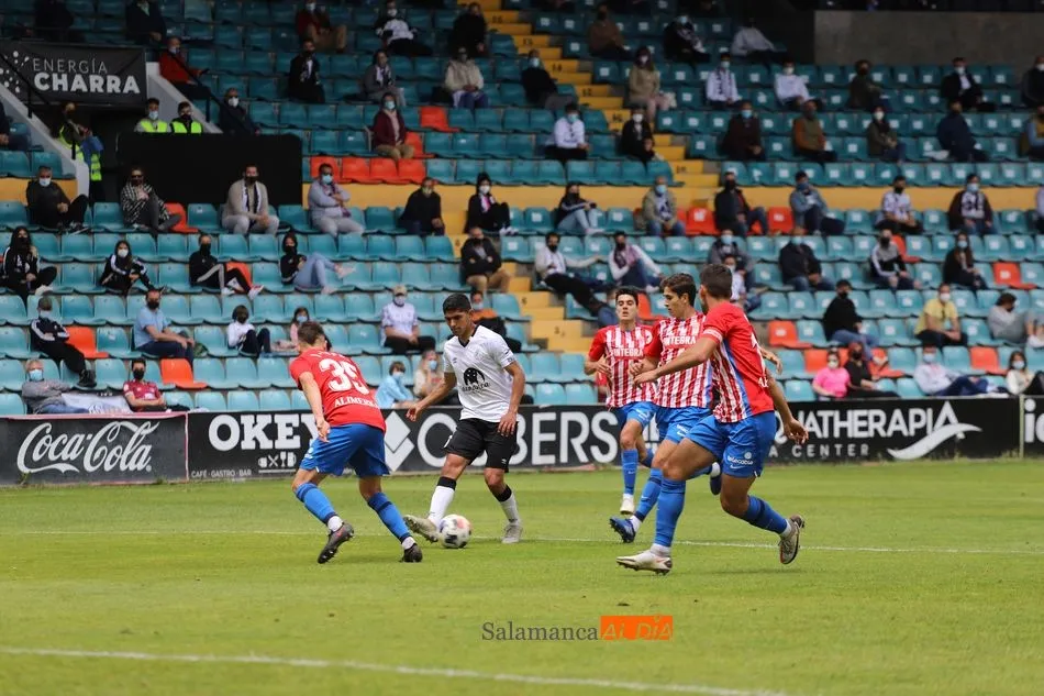 Luis Martínez, con el Salamanca UDS / Lydia González