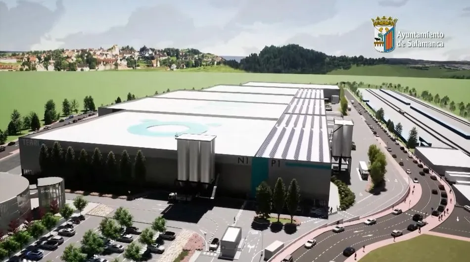 Recreación del complejo biotecnológico que Tebrio construirá en Salamanca