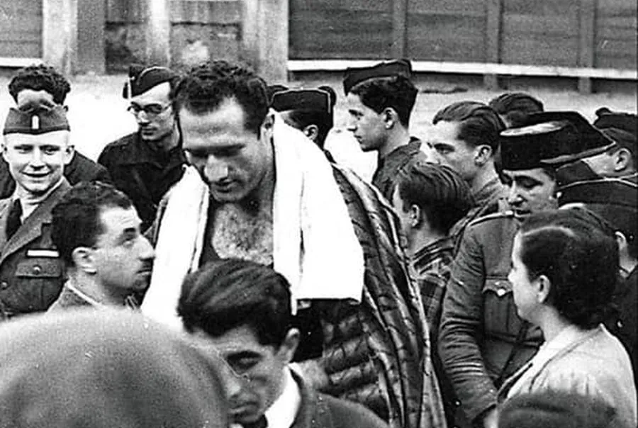 Fabián Vicente en su época como boxeador