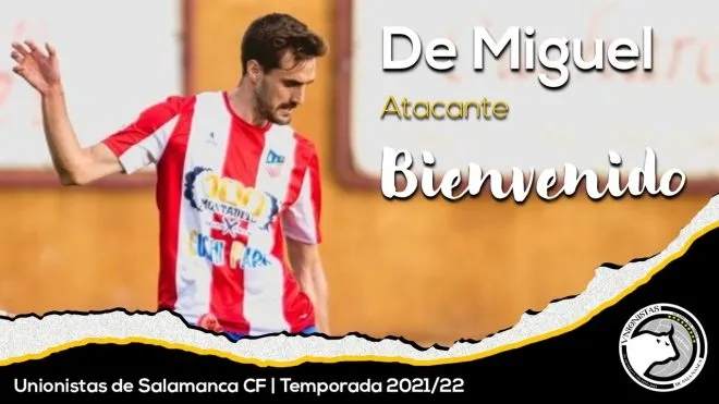 Jesús de Miguel se convierte en nuevo jugador de Unionistas de Salamanca