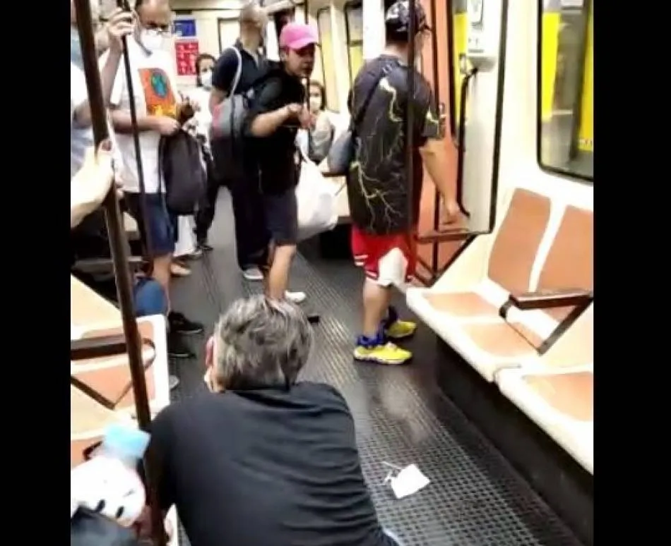 Detenido el presunto agresor de un sanitario en el Metro de Madrid por pedirle que se pusiera...