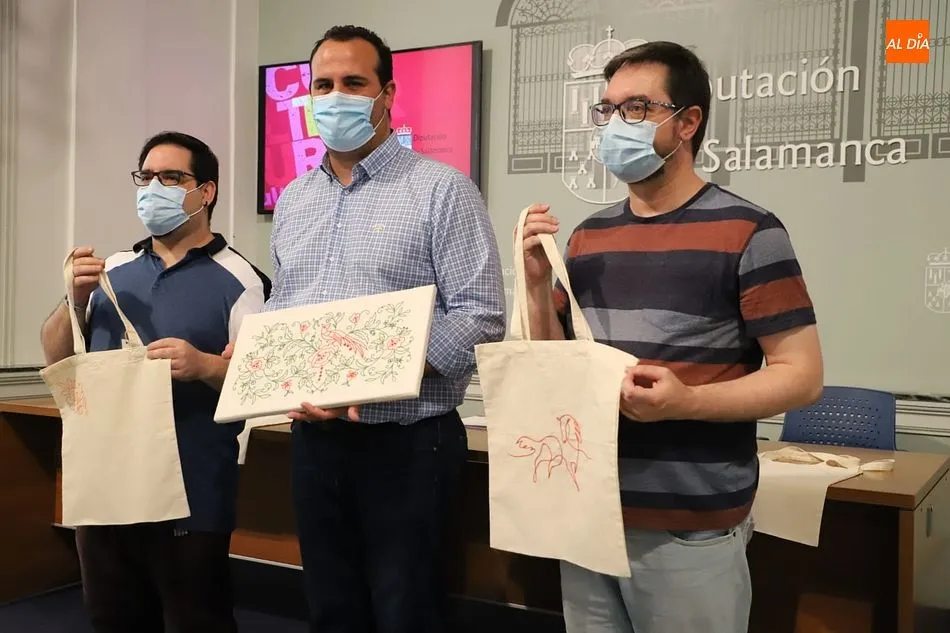 Presentación de Al fresco, talleres de bordado en la Diputación de Salamanca - Lydia González