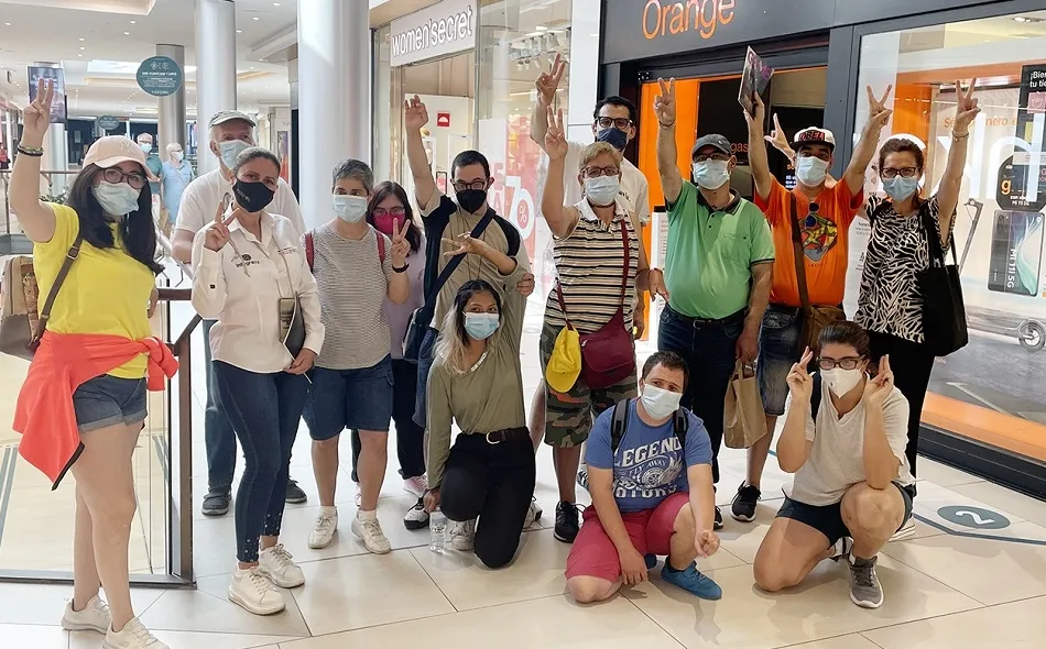 Usuarios de la Fundación AFIM Salamanca (Ayuda, Formación e Integración de personas con discapacidad)