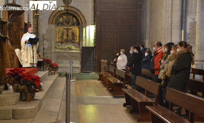 Jesús García Burillo imparte por última vez en Miróbriga la Bendición Papal con Indulgencia Plenaria