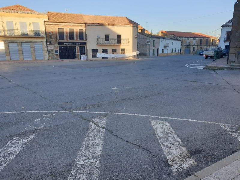 Se inician los trabajos de la gran reforma de la Plaza Mayor de Tamames