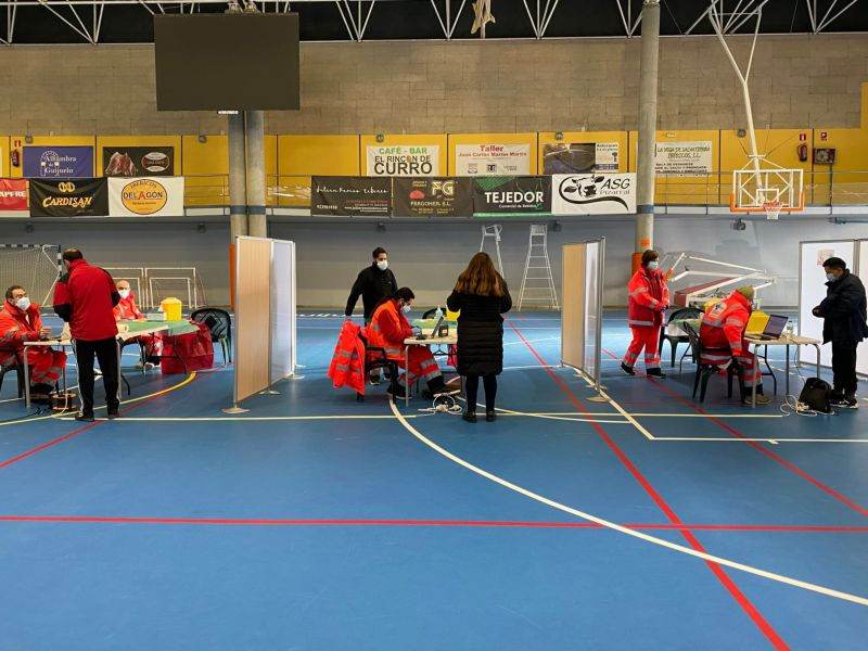 Jornada de terceras dosis para 620 personas en Guijuelo