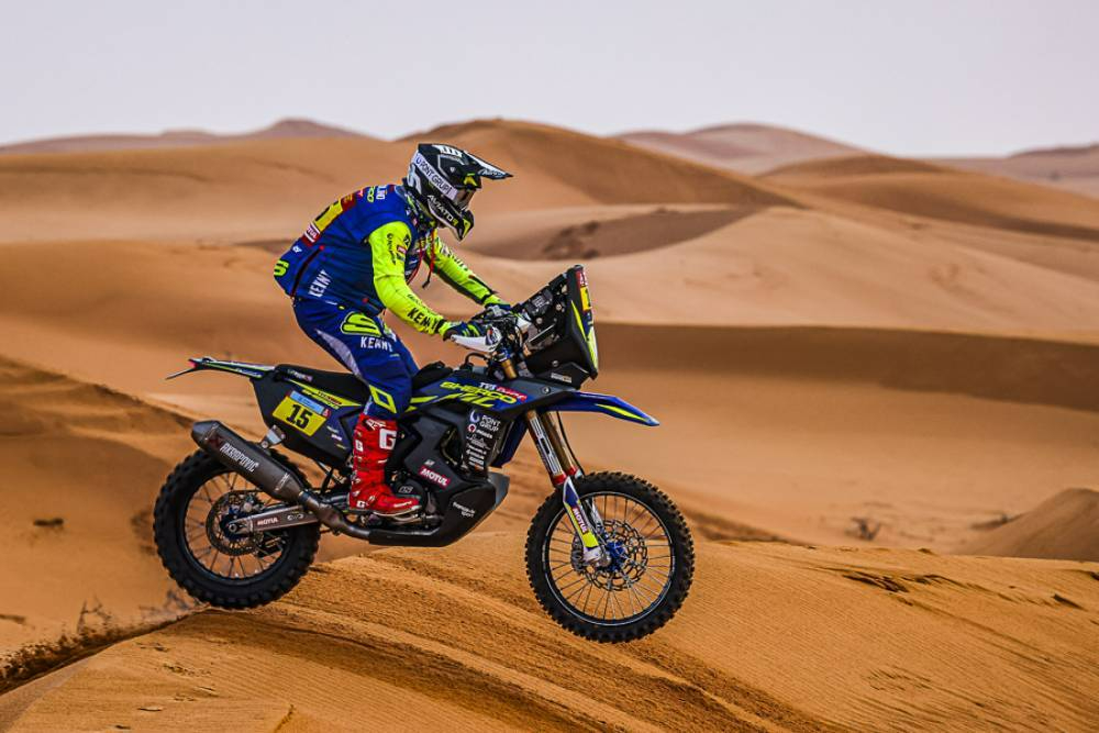 Santolino conserva puesto en la general en una etapa de transición del Dakar