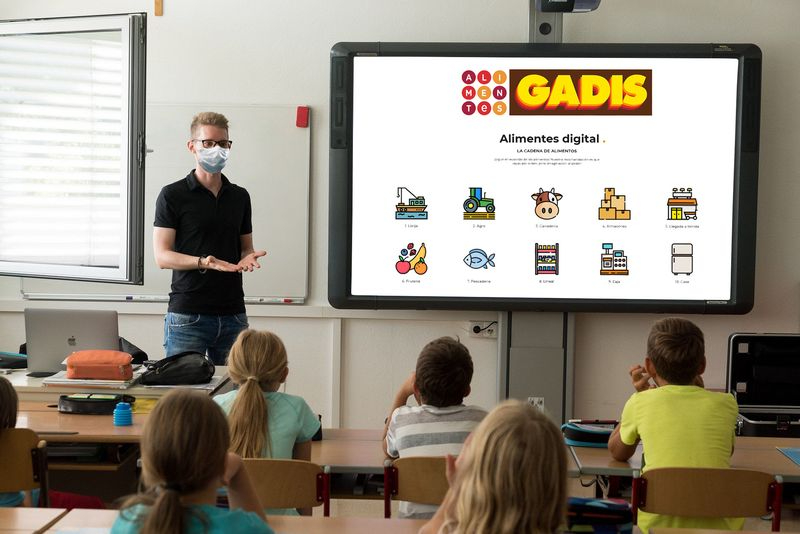 Once centros educativos de Salamanca participan en el programa ‘Alimentes Digital’ de GADIS