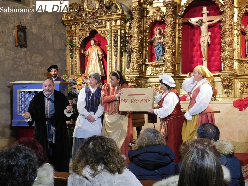 Nuevo éxito de la obra Buscando a Nebrija, esta vez en la iglesia de Cabrerizos